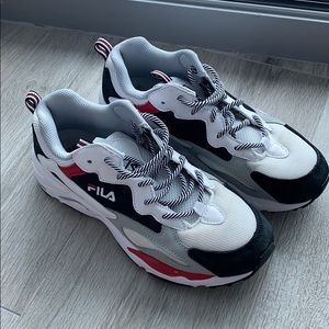 Fila sneakers black, red and white